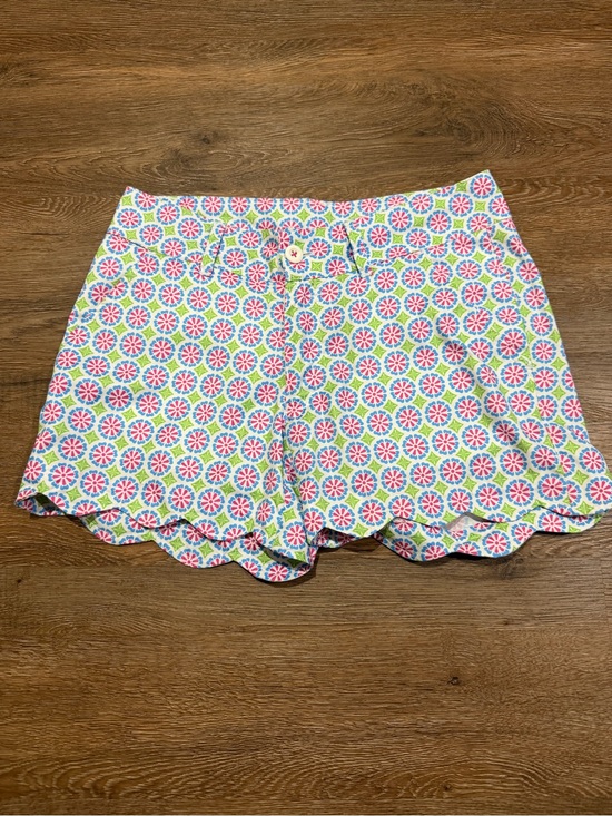 Birdies and Bows Pants - Birdies and Bows Swinging Scalloped Golf Shorts Driving Dots Size 2